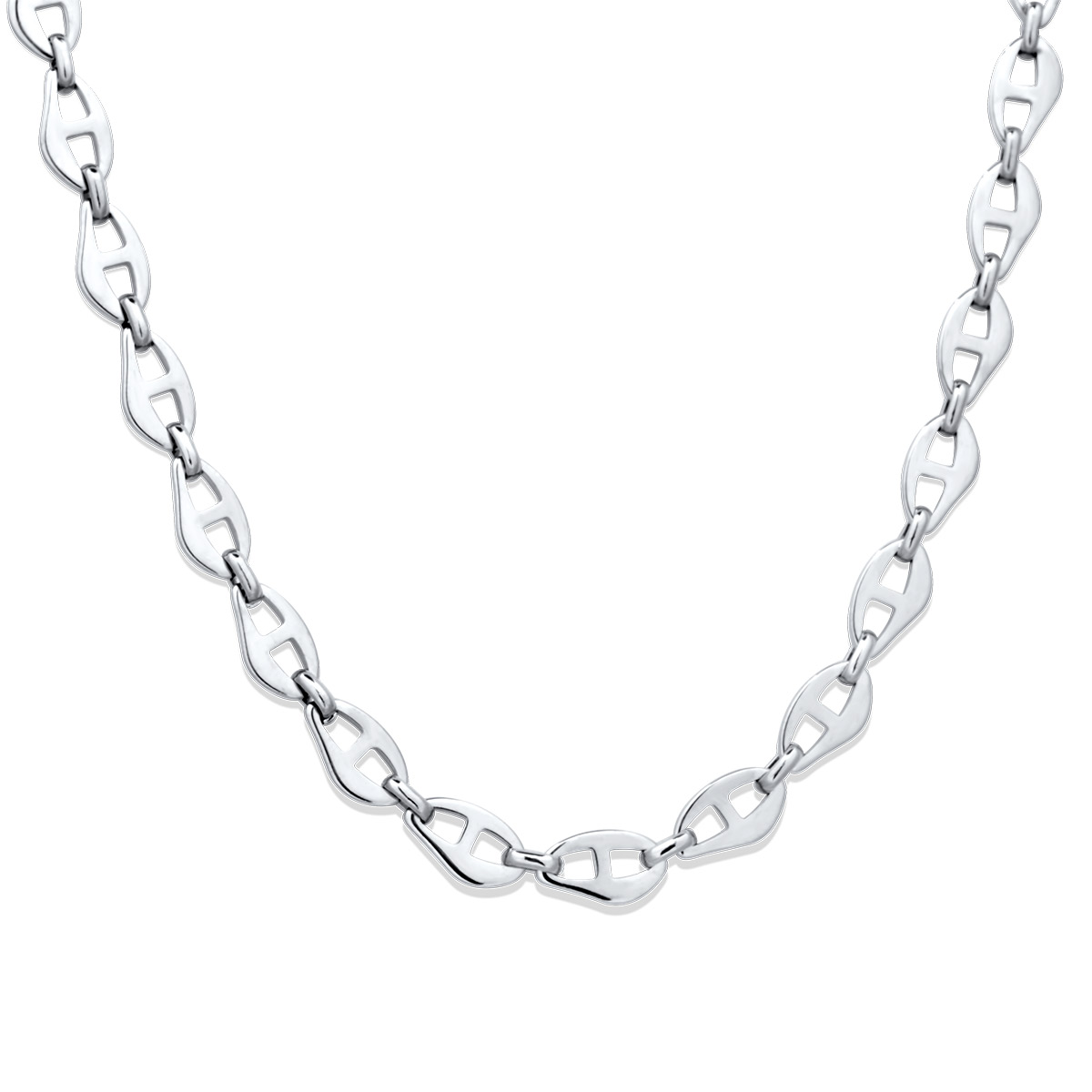 Noelia Chain Silver 8MM Αλυσίδα λαιμού από ανοξείδωτο ατσάλι 316L